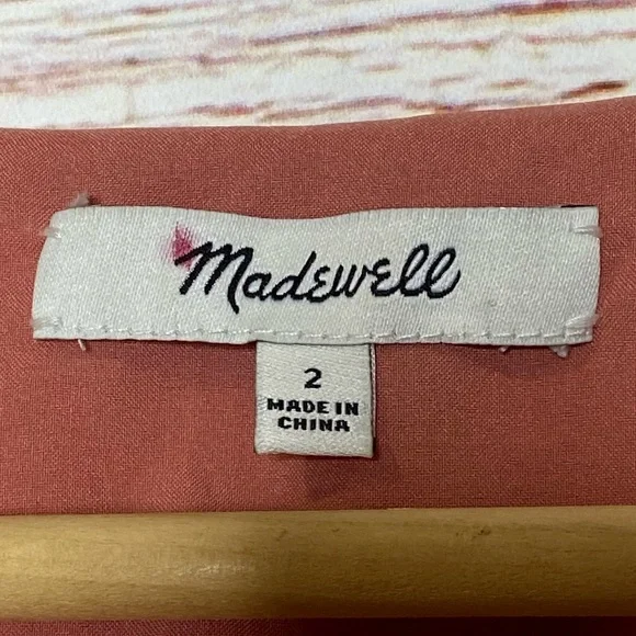 Madewell Posy Ruffle Dress in Twisted Vines Sz 2 - Picture 11 of 15